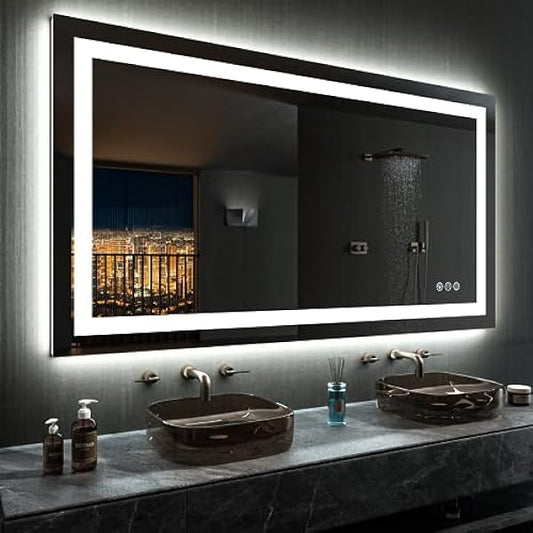 Size: 72'x40' | Color: Rgb Led Bathroom Mirror (11 Light Modes)