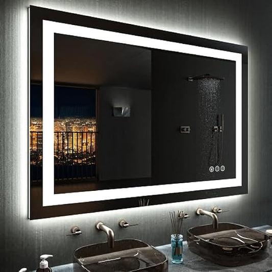 Size: 48'x40' | Color: Rgb Led Bathroom Mirror (11 Light Modes)