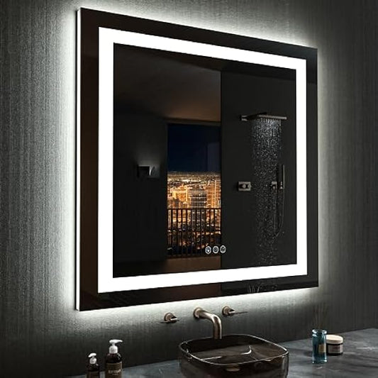 Size: 40'x38' | Color: Rgb Led Bathroom Mirror (11 Light Modes)