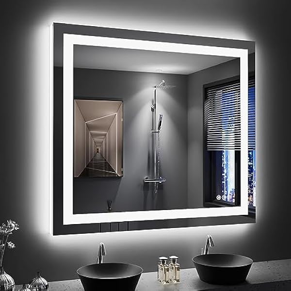 Size: 40'x36' | Color: Led Bathroom Mirror (3 Light Modes)