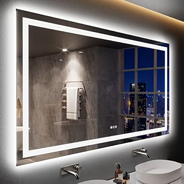 Size: 77'X36' | Color: Led Bathroom Mirror (3 Light Modes)