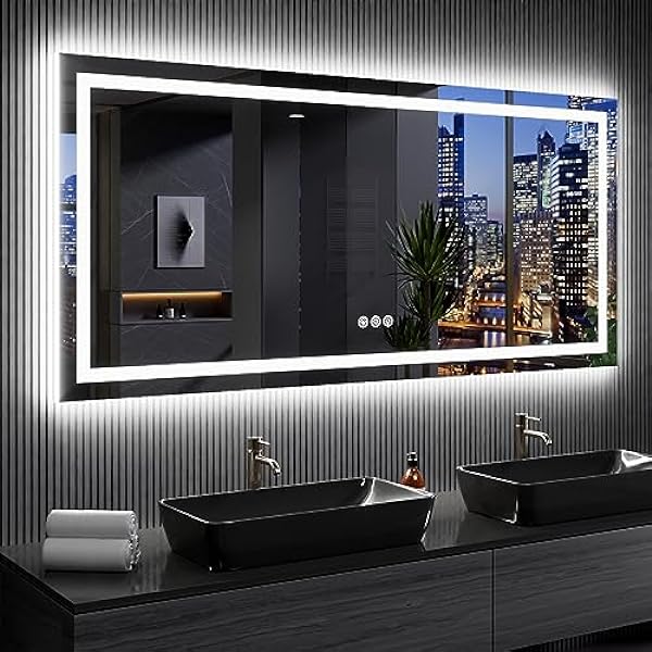 Size: 77'x36' | Color: Rgb Led Bathroom Mirror (11 Light Modes)