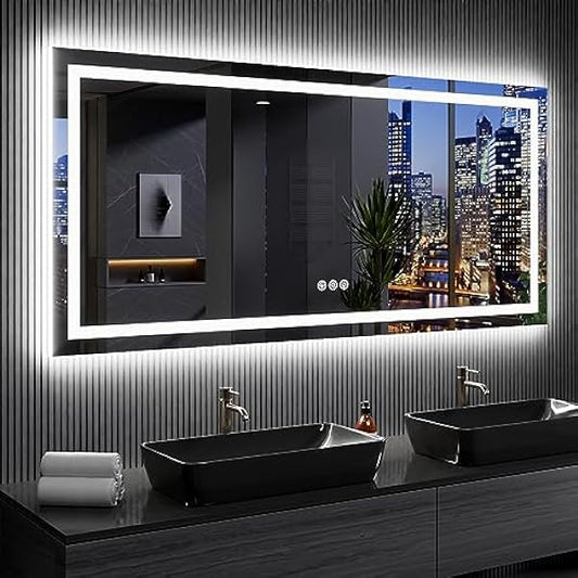 Size: 77'x36' | Color: Rgb Led Bathroom Mirror (11 Light Modes)