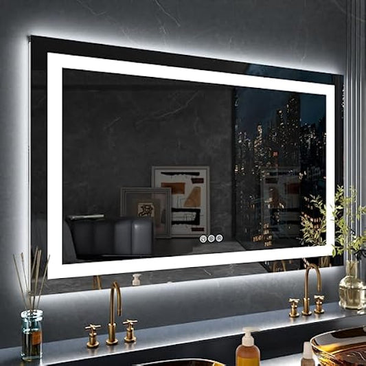 Size: 48'x32' | Color: Rgb Led Bathroom Mirror (11 Light Modes)