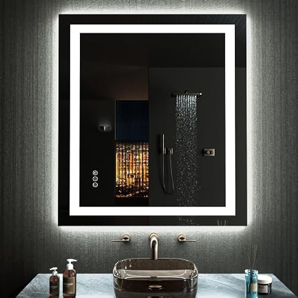 Size: 24'x30' | Color: Rgb Led Bathroom Mirror (11 Light Modes)