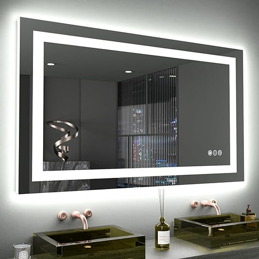 Size: 40'x24' | Color: Led Bathroom Mirror (3 Light Modes)