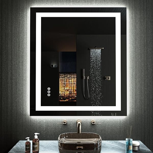 Size: 32'x36' | Color: Rgb Led Bathroom Mirror (11 Light Modes)